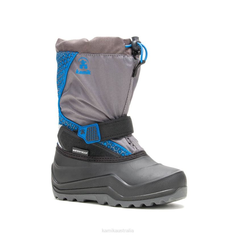 Kamik WINTER BOOTS KIDS SNOWFALL P2 J6JJBP318 CHARCOAL/BLUE