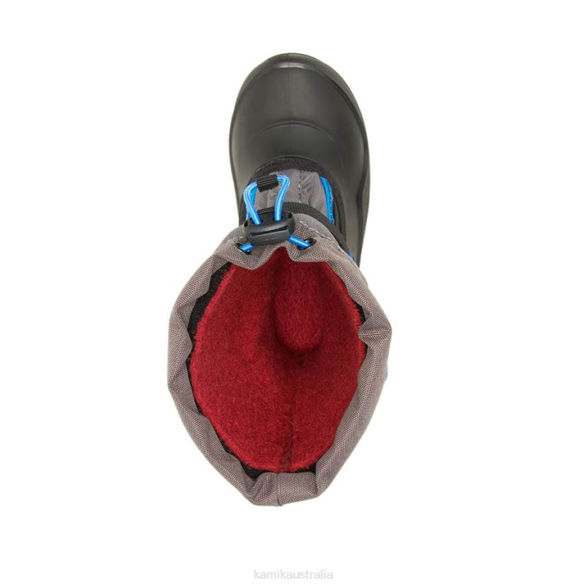 Kamik WINTER BOOTS KIDS SNOWFALL P2 J6JJBP318 CHARCOAL/BLUE