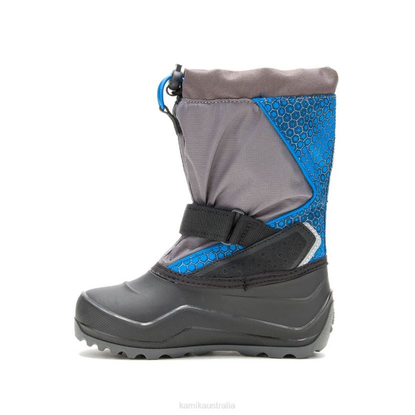 Kamik WINTER BOOTS KIDS SNOWFALL P2 J6JJBP318 CHARCOAL/BLUE