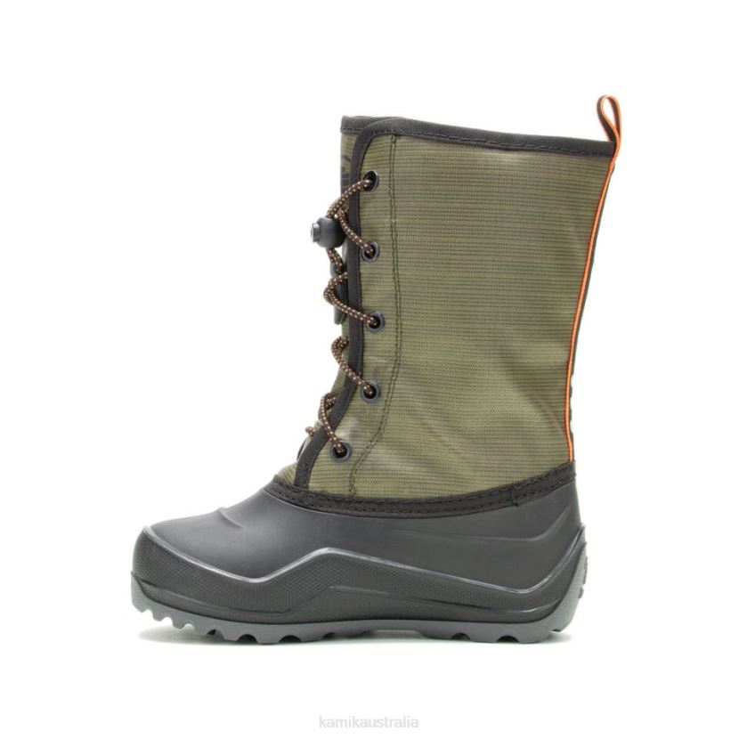 Kamik WINTER BOOTS KIDS SNOWMATE J6JJBP299 DARK OLIVE