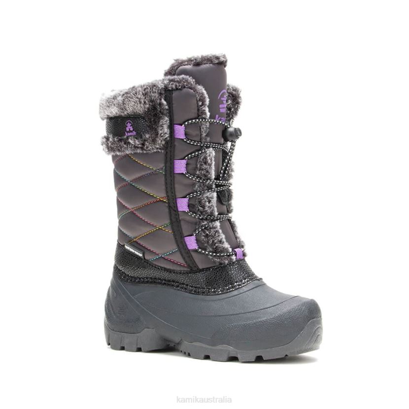 Kamik WINTER BOOTS KIDS STAR 3 J6JJBP326 CHARCOAL/ORCHID