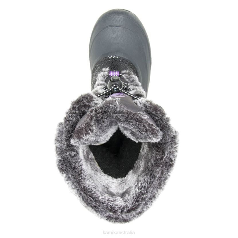 Kamik WINTER BOOTS KIDS STAR 3 J6JJBP326 CHARCOAL/ORCHID