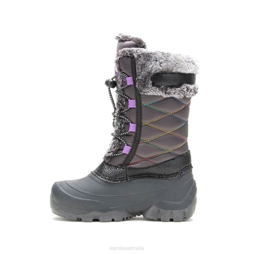 Kamik WINTER BOOTS KIDS STAR 3 J6JJBP326 CHARCOAL/ORCHID
