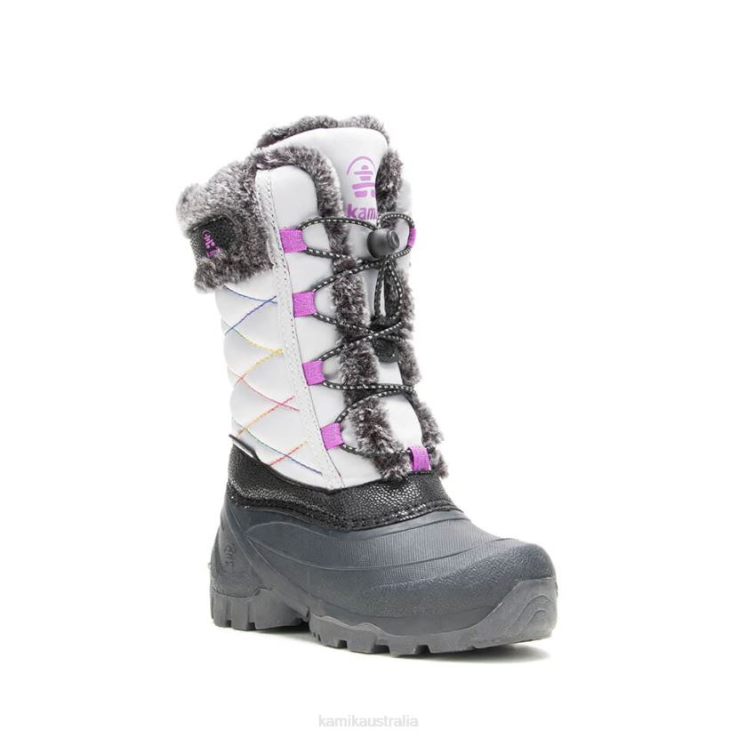 Kamik WINTER BOOTS KIDS STAR 3 J6JJBP328 LIGHT GRAY