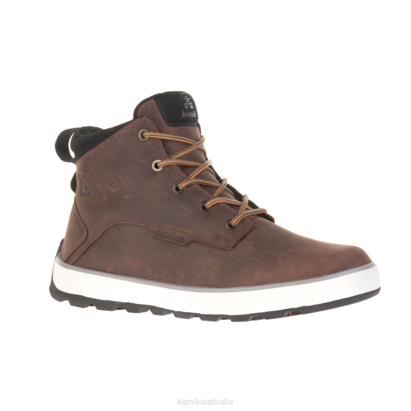 Kamik CASUAL FOOTWEAR MEN SPENCER MID J6JJBP476 DARK BROWN