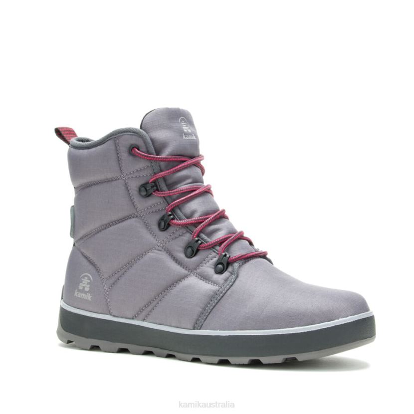 Kamik CASUAL FOOTWEAR MEN SPENCER N J6JJBP471 CHARCOAL/RED