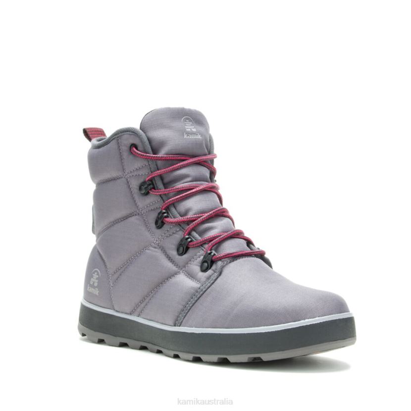 Kamik CASUAL FOOTWEAR MEN SPENCER N J6JJBP471 CHARCOAL/RED