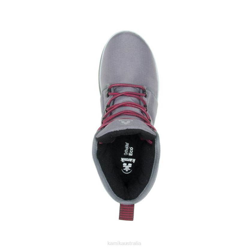 Kamik CASUAL FOOTWEAR MEN SPENCER N J6JJBP471 CHARCOAL/RED