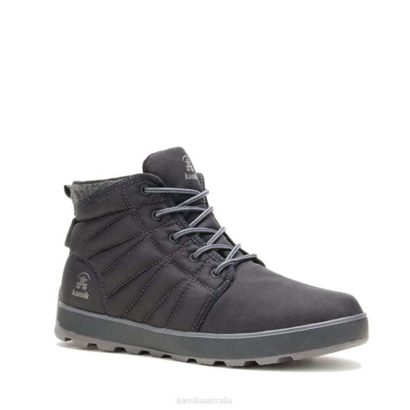Kamik CASUAL FOOTWEAR MEN SPENCER N MID J6JJBP481 BLACK