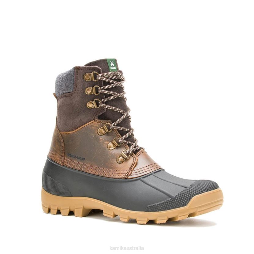 Kamik HERITAGE 1898 COLLECTION MEN HUDSON 5 J6JJBP495 DARK BROWN