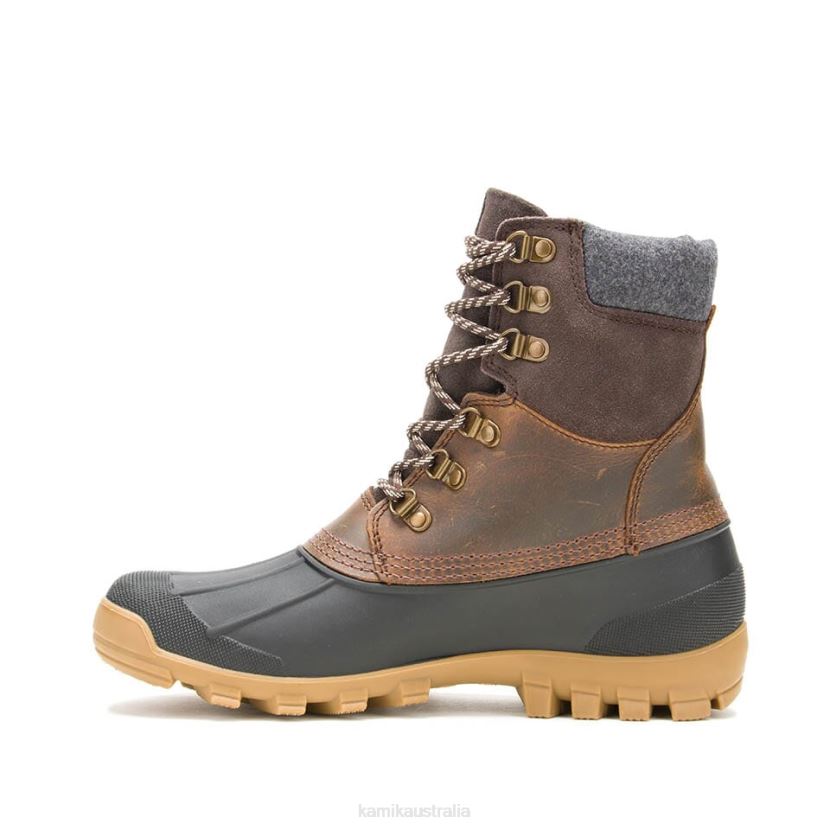 Kamik HERITAGE 1898 COLLECTION MEN HUDSON 5 J6JJBP495 DARK BROWN
