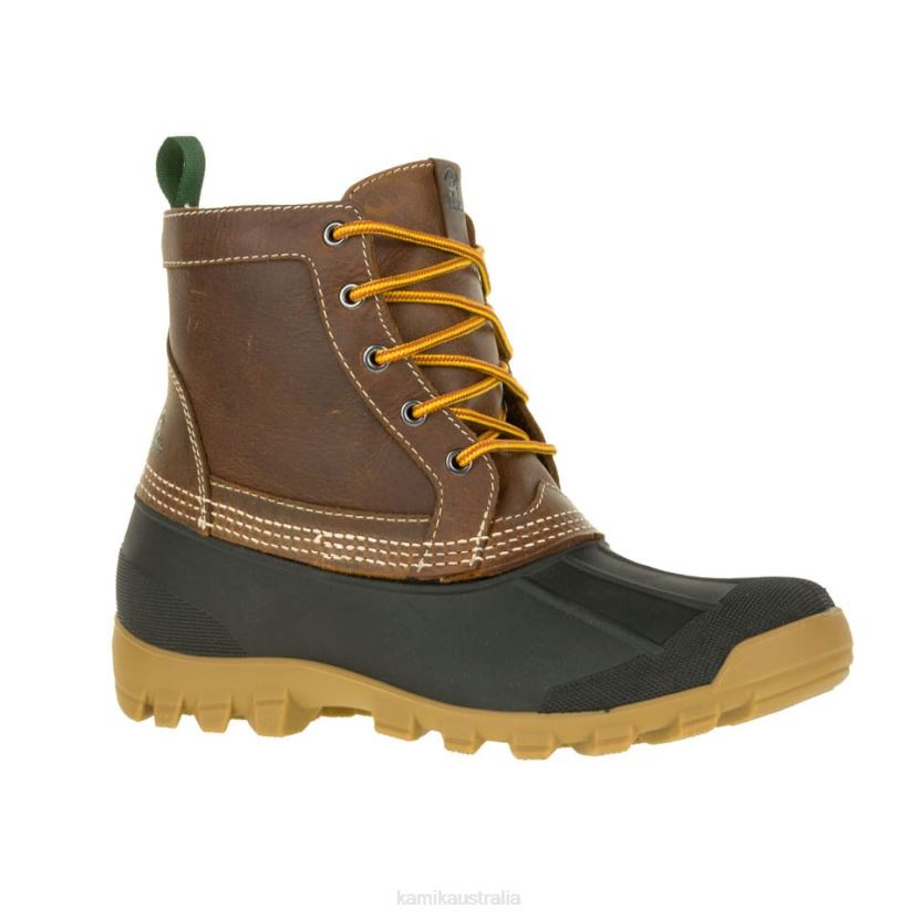 Kamik HERITAGE 1898 COLLECTION MEN YUKON 5 J6JJBP496 DARK BROWN