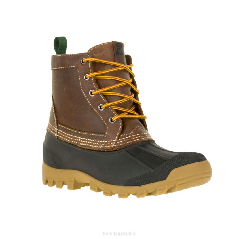 Kamik HERITAGE 1898 COLLECTION MEN YUKON 5 J6JJBP496 DARK BROWN