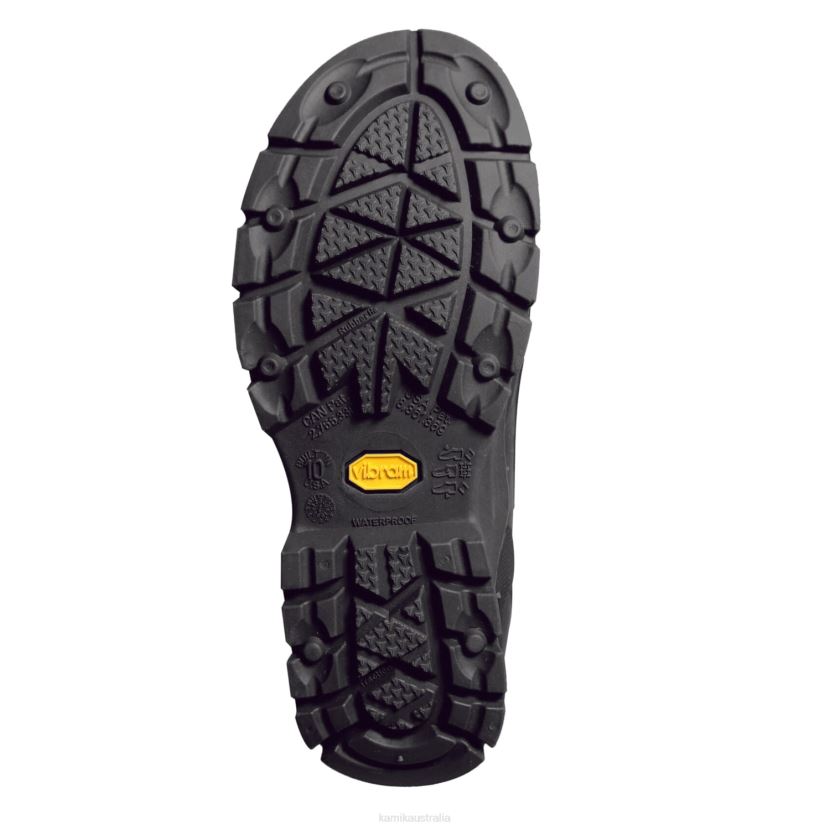 Kamik HUNTING & INDUSTRIAL BOOTS MEN BARREL (Vibram) J6JJBP485 BLACK