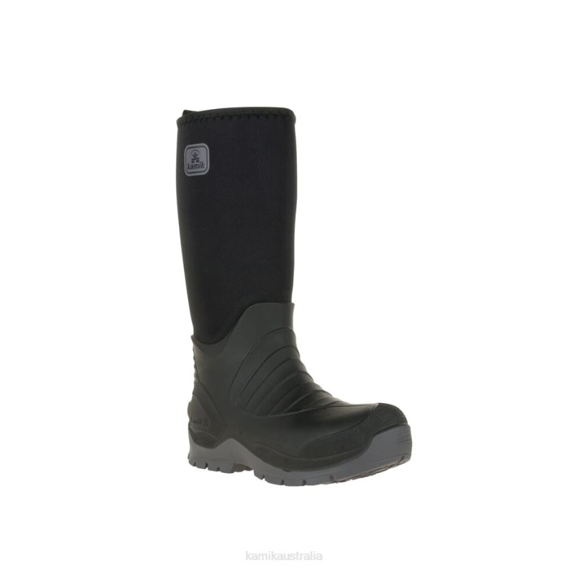 Kamik HUNTING & INDUSTRIAL BOOTS MEN BUSHMAN J6JJBP486 BLACK