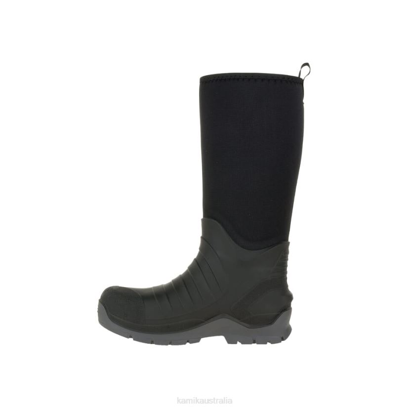 Kamik HUNTING & INDUSTRIAL BOOTS MEN BUSHMAN J6JJBP486 BLACK