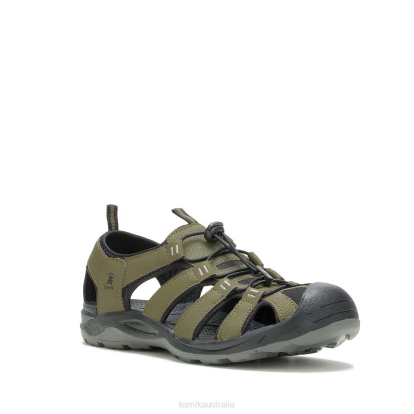Kamik SANDALS MEN BYRON BAY 2 J6JJBP468 DARK OLIVE