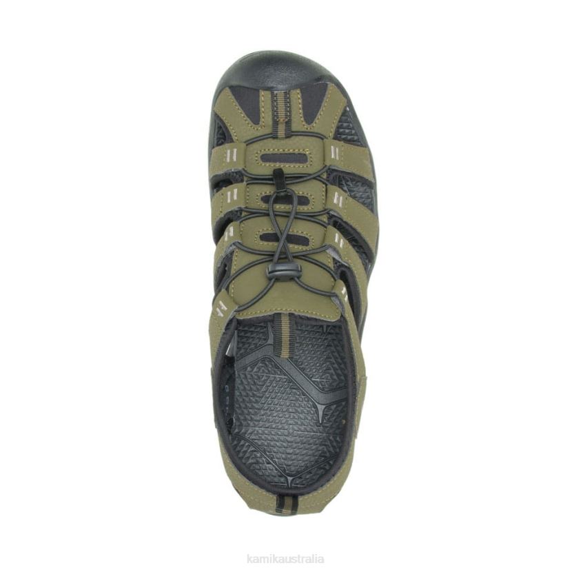 Kamik SANDALS MEN BYRON BAY 2 J6JJBP468 DARK OLIVE