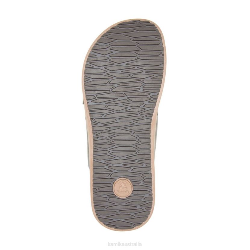 Kamik SANDALS MEN MARTY CROSS J6JJBP465 DARK BROWN