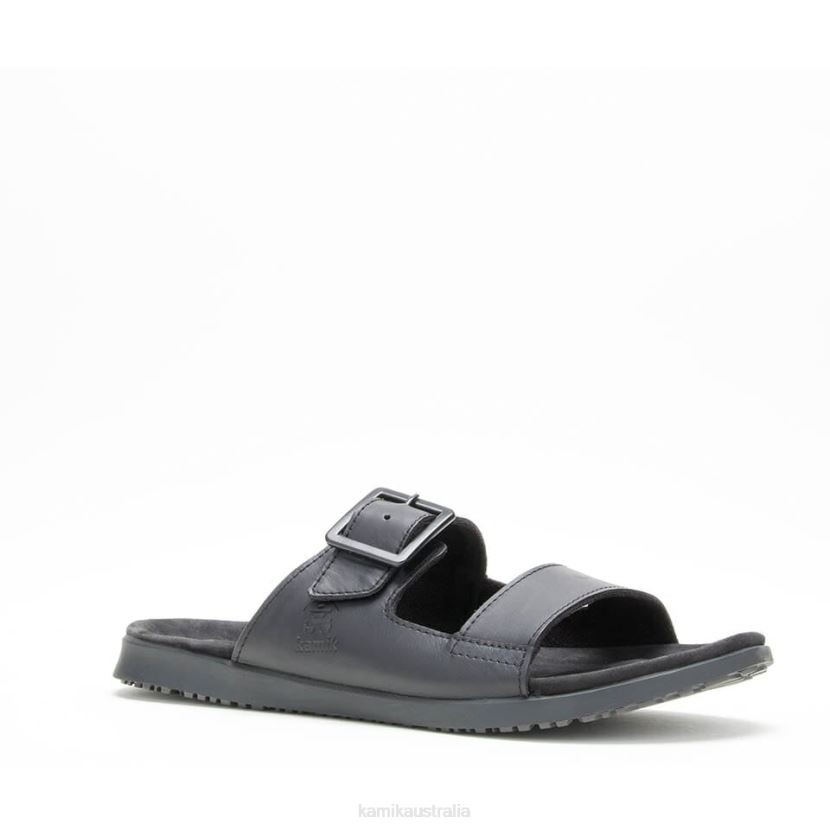 Kamik SANDALS MEN MARTY SLIDE J6JJBP459 BLACK