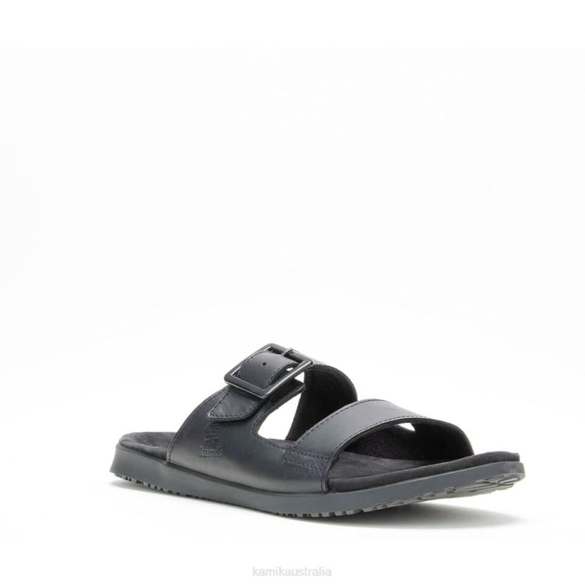 Kamik SANDALS MEN MARTY SLIDE J6JJBP459 BLACK