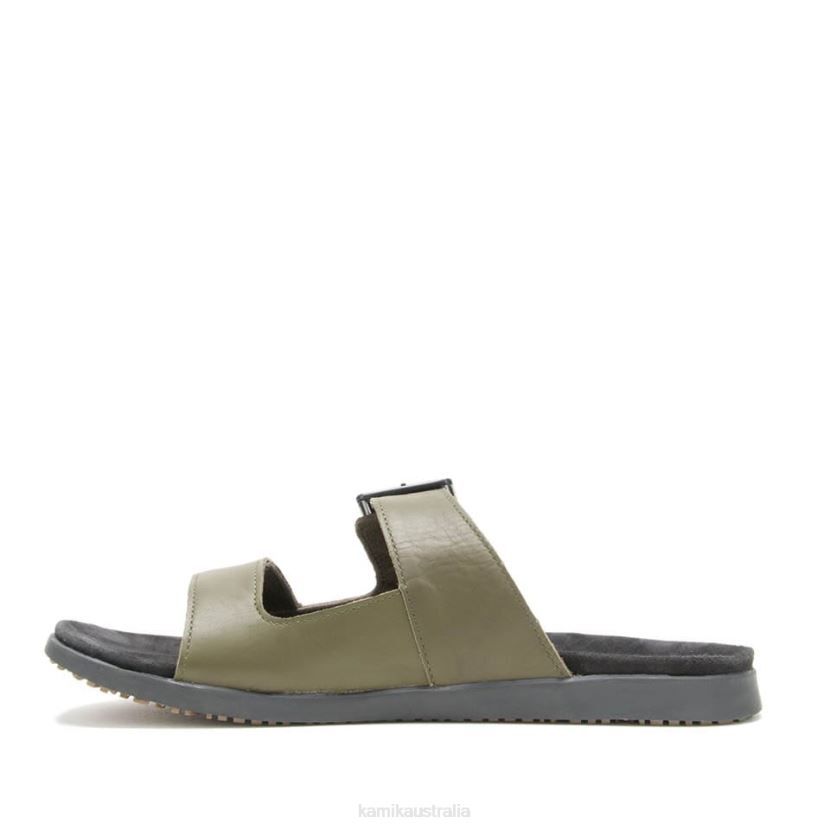 Kamik SANDALS MEN MARTY SLIDE J6JJBP460 DARK OLIVE