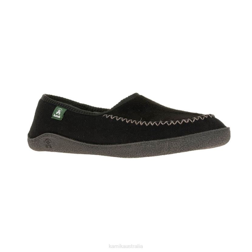 Kamik SLIPPERS MEN LEANBACK J6JJBP551 BLACK
