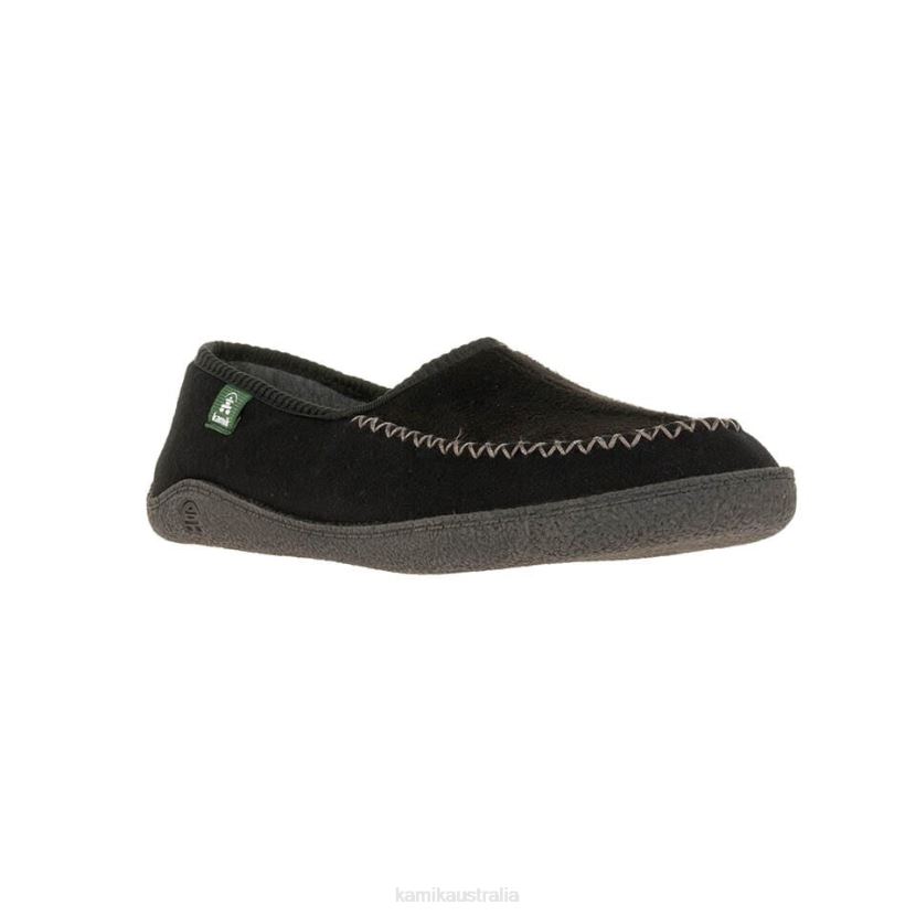 Kamik SLIPPERS MEN LEANBACK J6JJBP551 BLACK