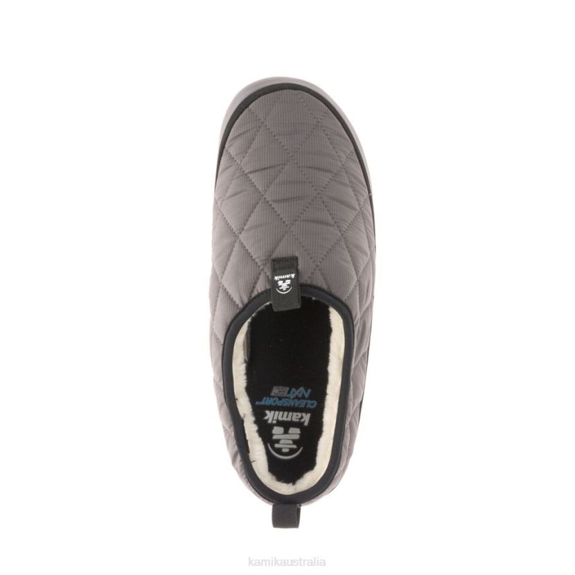 Kamik SLIPPERS MEN PUFFY J6JJBP554 CHARCOAL