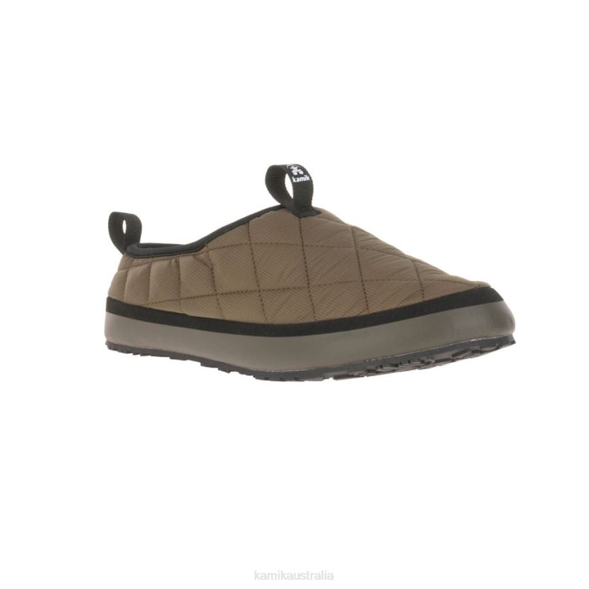 Kamik SLIPPERS MEN PUFFY J6JJBP556 OLIVE