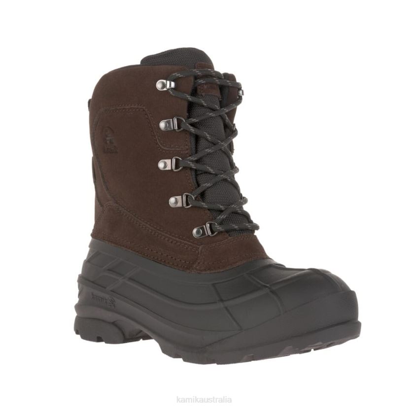 Kamik WINTER BOOTS MEN FARGO 2 J6JJBP538 DARK BROWN