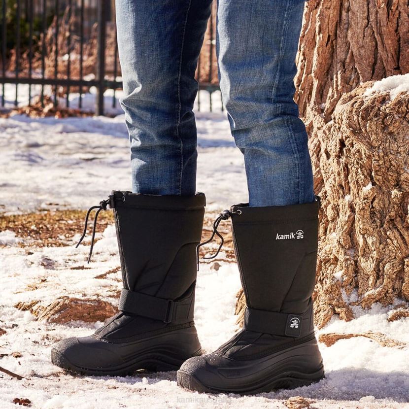 Kamik WINTER BOOTS MEN GREENBAY 4 J6JJBP512 BLACK