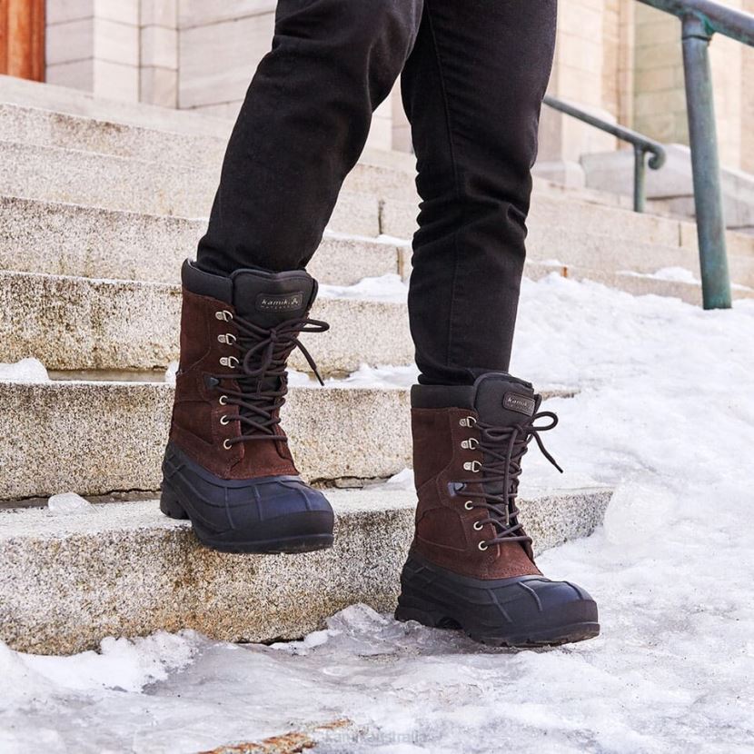 Kamik WINTER BOOTS MEN NATION PLUS J6JJBP520 DARK OLIVE