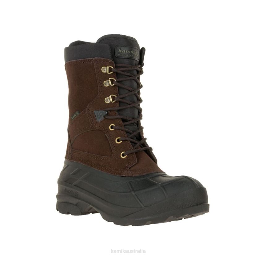 Kamik WINTER BOOTS MEN NATION WIDE J6JJBP548 DARK BROWN