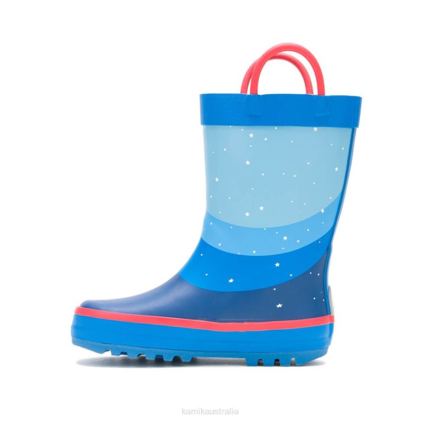 Kamik RAINBOOTS TODDLERS ROCKET SHIP J6JJBP377 BLUE