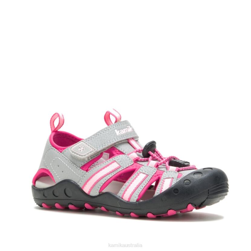 Kamik SANDALS TODDLERS CRAB J6JJBP385 GREY/PINK