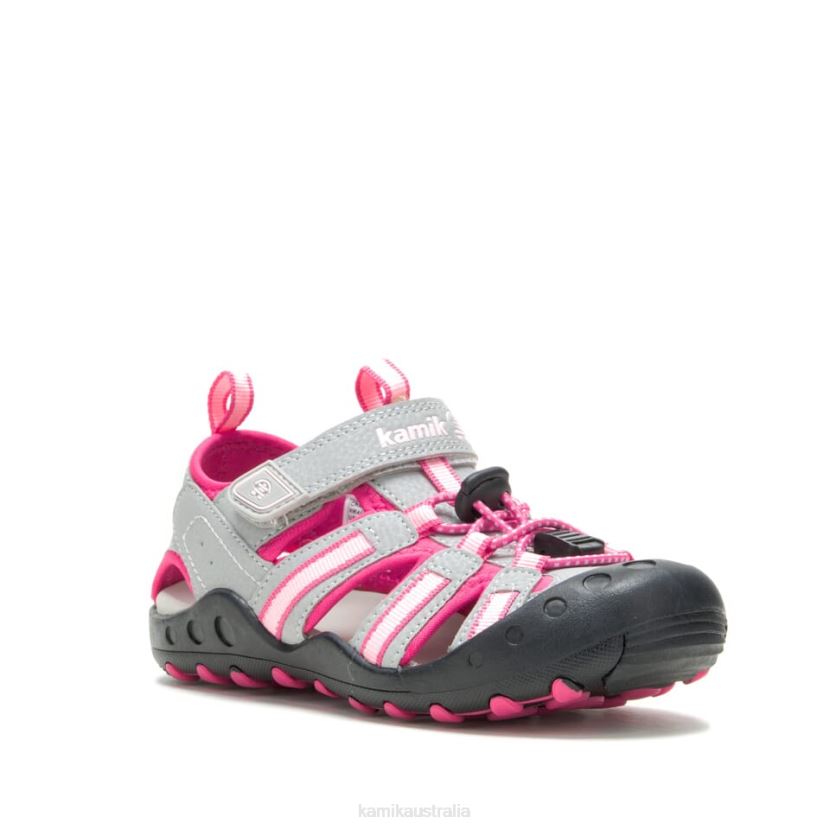 Kamik SANDALS TODDLERS CRAB J6JJBP385 GREY/PINK