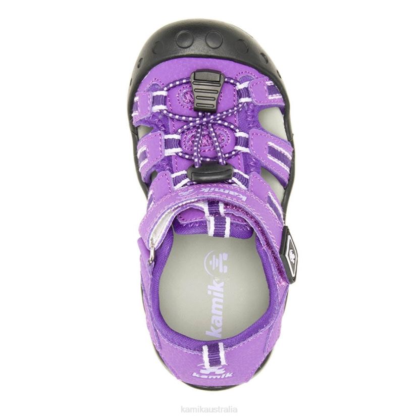 Kamik SANDALS TODDLERS CRAB J6JJBP388 PURPLE/ORCHID