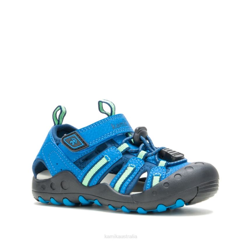 Kamik SANDALS TODDLERS CRAB J6JJBP389 BLUE GREEN