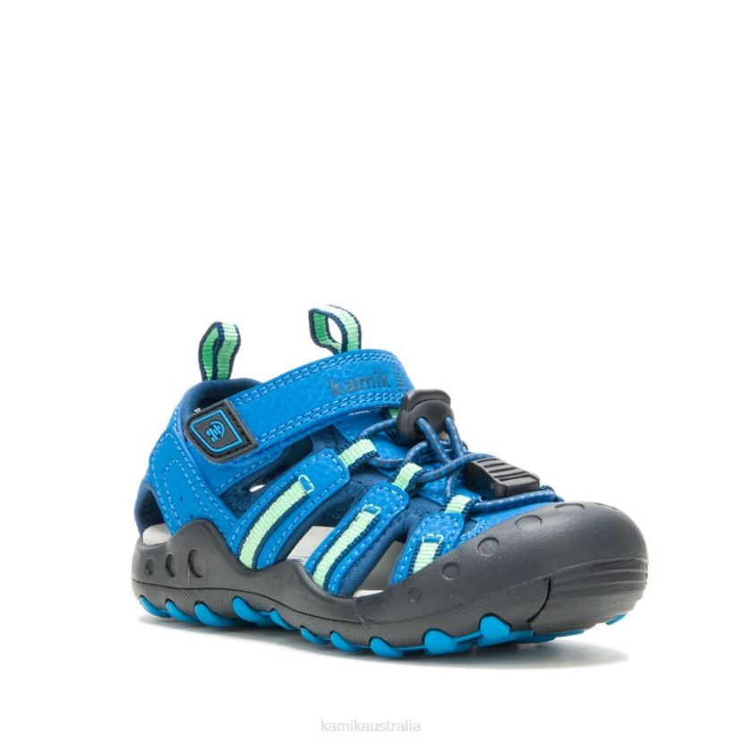 Kamik SANDALS TODDLERS CRAB J6JJBP389 BLUE GREEN