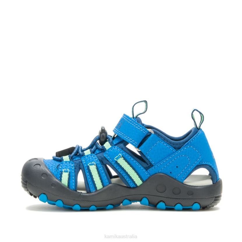 Kamik SANDALS TODDLERS CRAB J6JJBP389 BLUE GREEN