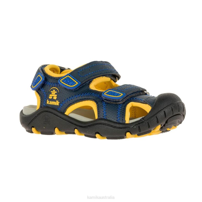 Kamik SANDALS TODDLERS SEATURTLE 2 J6JJBP392 NAVY/CITRUS