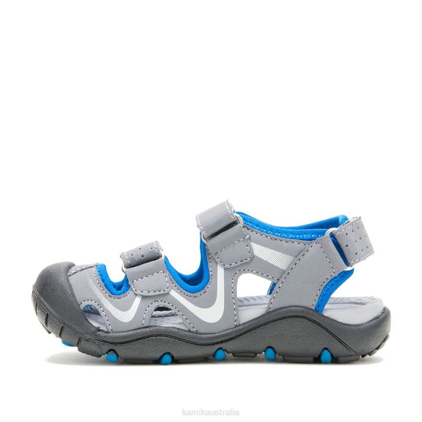 Kamik SANDALS TODDLERS WANDER J6JJBP380 CHARCOAL/BLUE