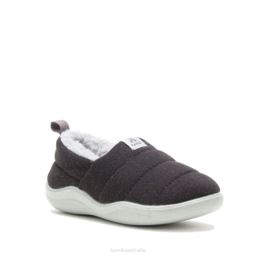 Kamik SLIPPERS TODDLERS COZYCHALET J6JJBP438 BLACK