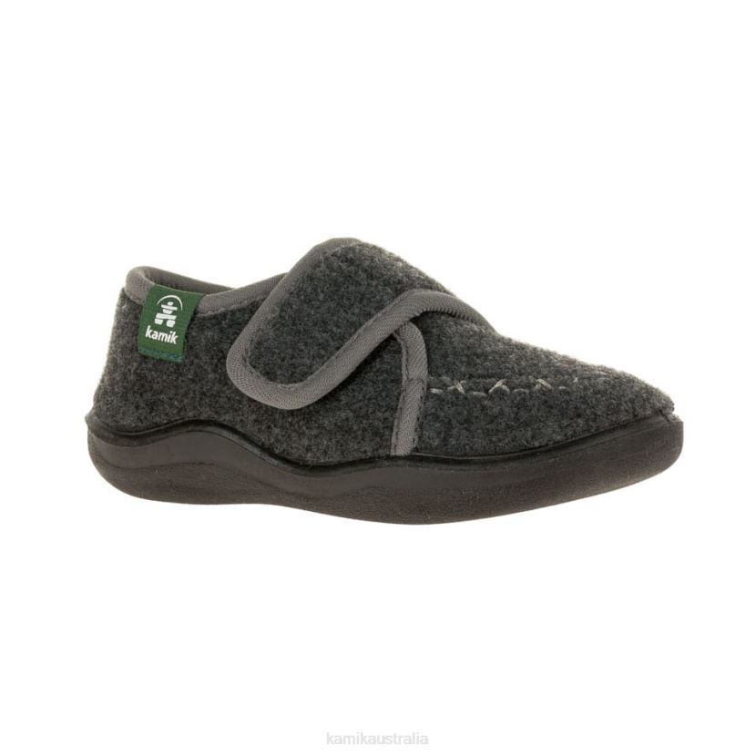 Kamik SLIPPERS TODDLERS COZYLODGE J6JJBP443 BLACK/CHARCOAL