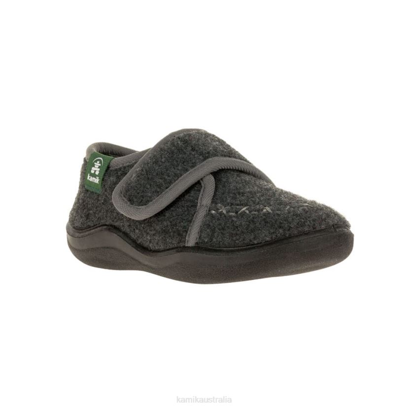 Kamik SLIPPERS TODDLERS COZYLODGE J6JJBP443 BLACK/CHARCOAL