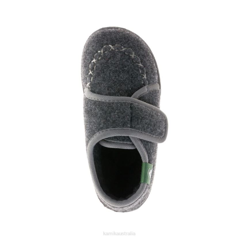 Kamik SLIPPERS TODDLERS COZYLODGE J6JJBP443 BLACK/CHARCOAL