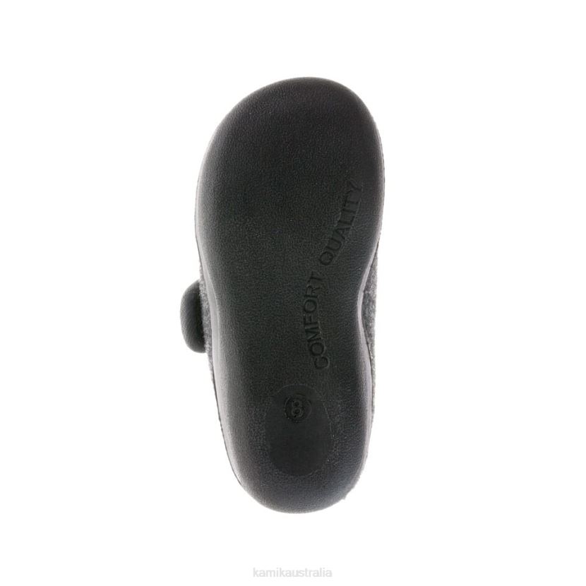 Kamik SLIPPERS TODDLERS COZYLODGE J6JJBP443 BLACK/CHARCOAL
