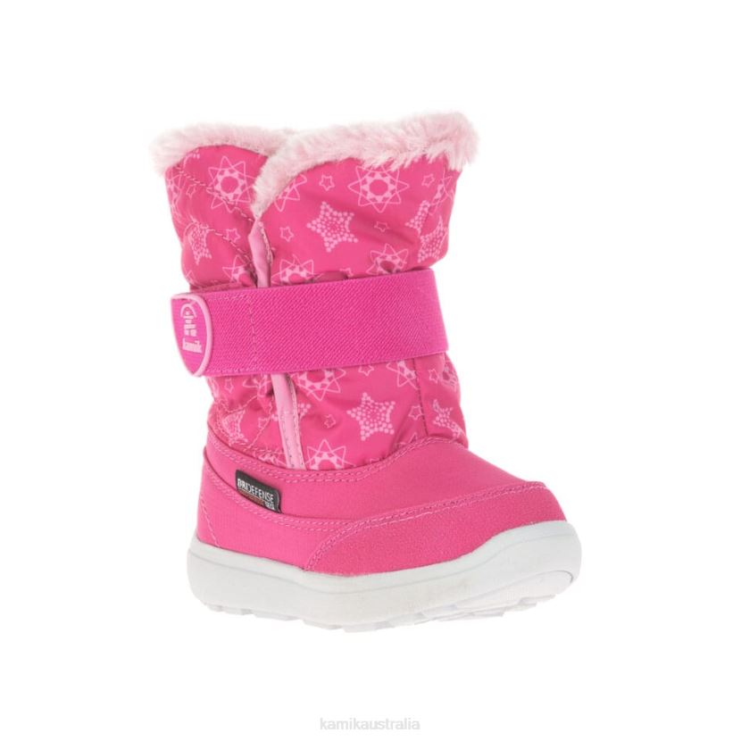 Kamik WINTER BOOTS TODDLERS SNOWBEE PRINT J6JJBP398 FUCHSIA