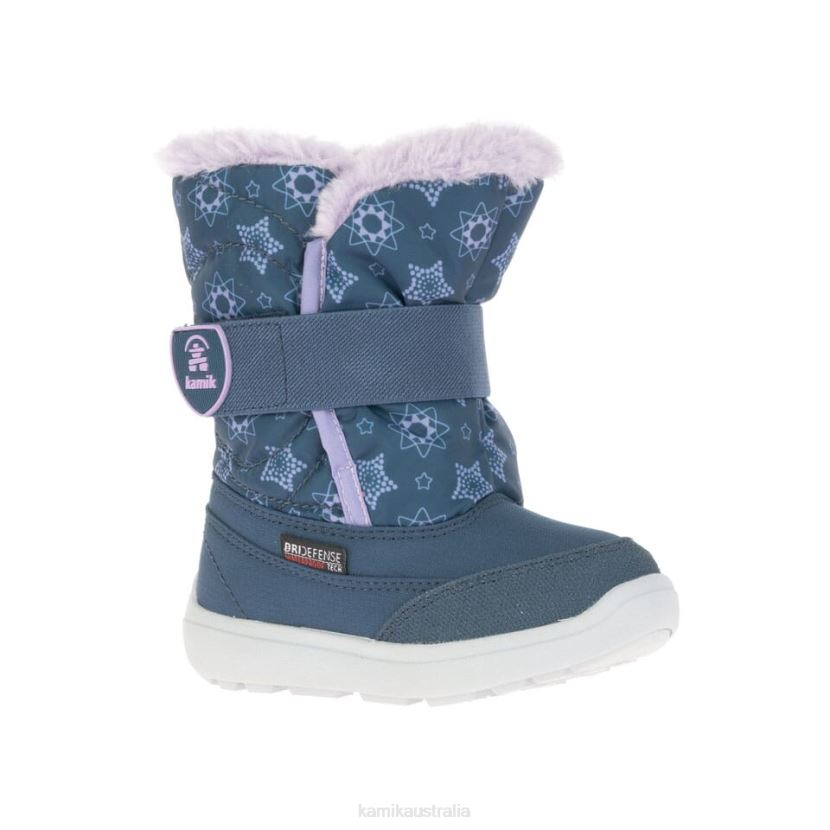 Kamik WINTER BOOTS TODDLERS SNOWBEE PRINT J6JJBP399 LIGHT NAVY